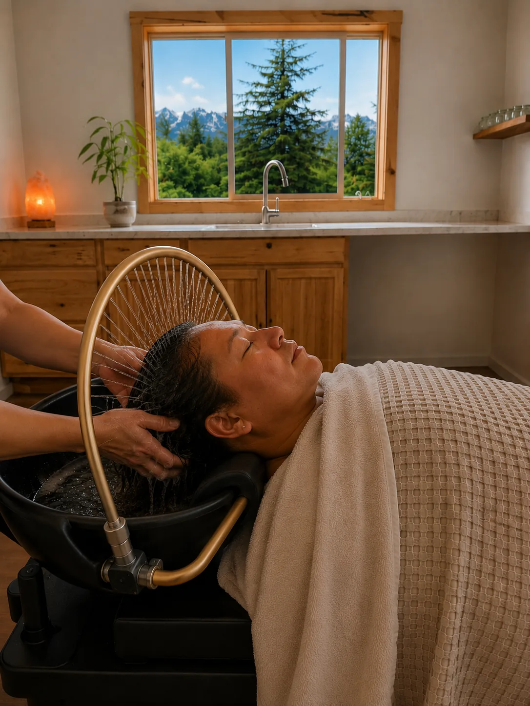 Japanese head spa treatment