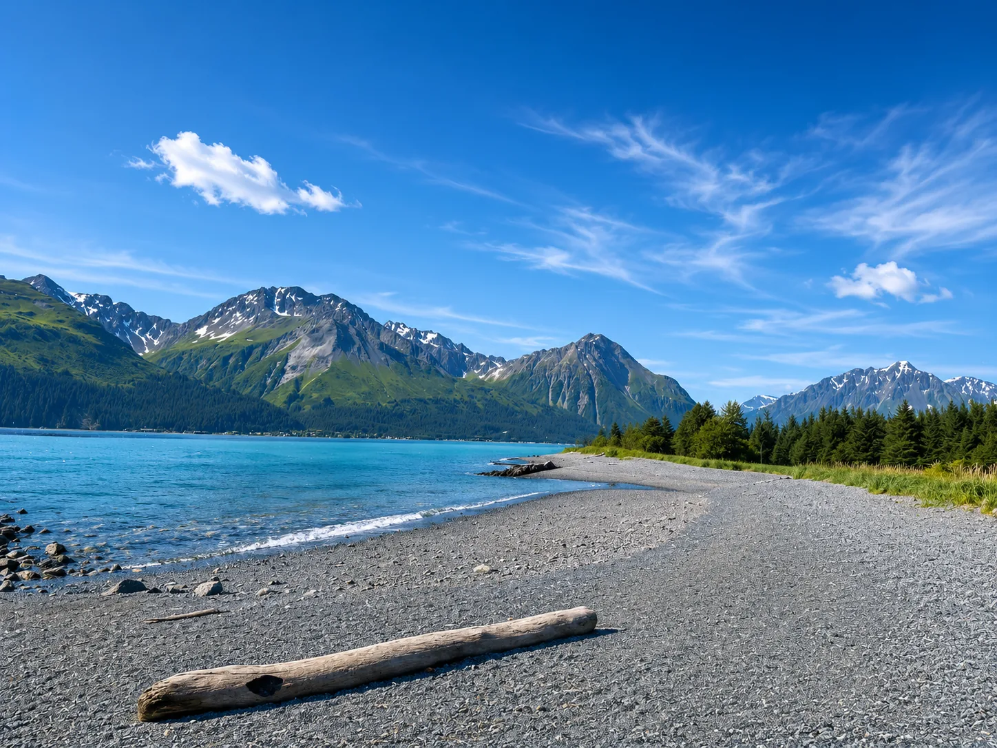 Fourth of July Beach along Resurrection Bay
